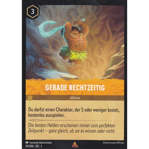 Gerade Rechtzeitig 29/204