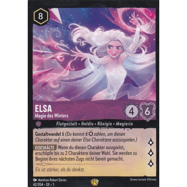 Elsa - Magie des Winters (V.1) Holo 42/204