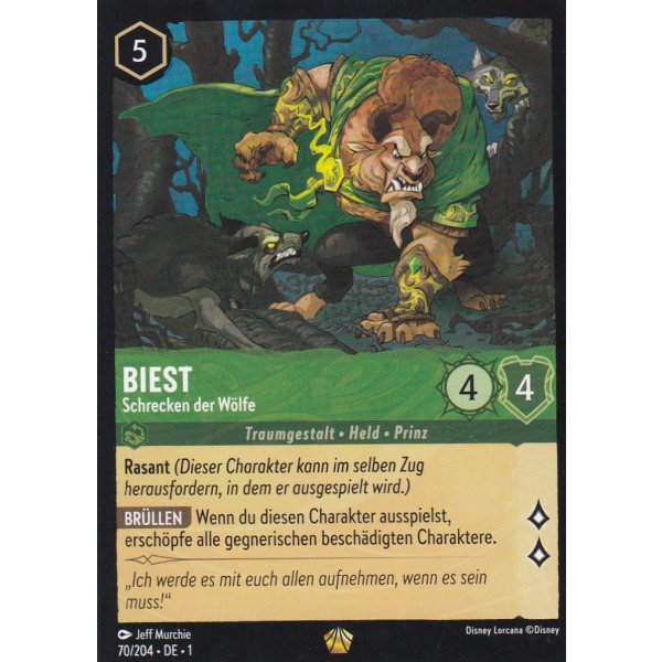 Biest - Schrecken der W&ouml;lfe Holo 70/204