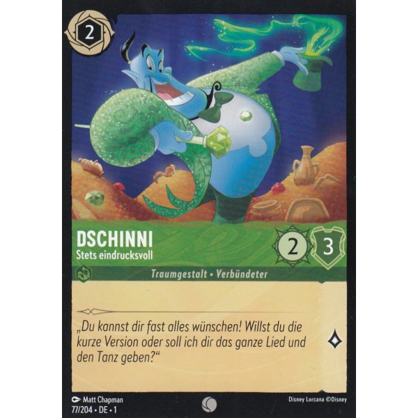 Dschinni - Stets eindrucksvoll Holo 77/204