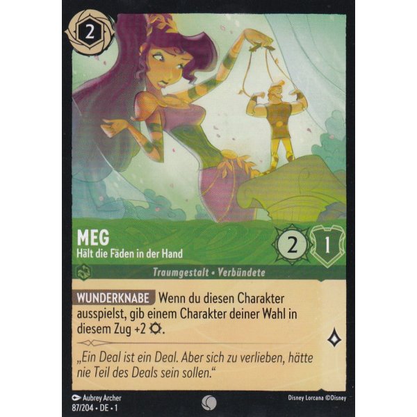 Meg - H&auml;lt die F&auml;den in der Hand Holo 87/204