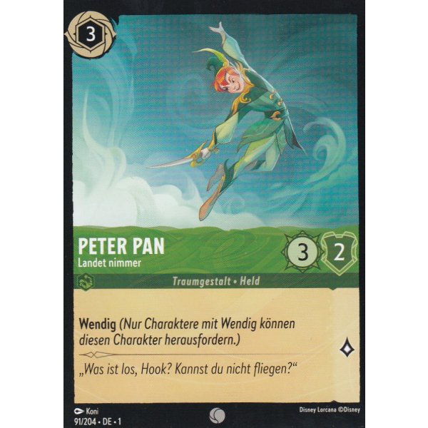 Peter Pan - Landet nimmer Holo 91/204