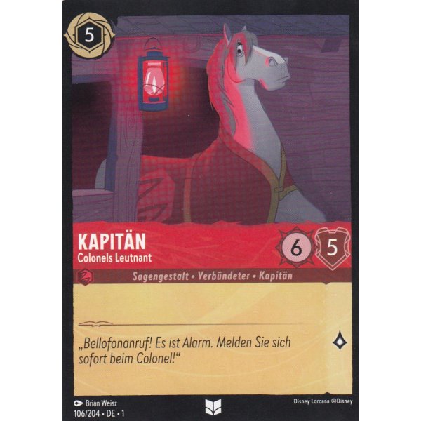Kapit&auml;n - Colonels Leutnant Holo 106/204
