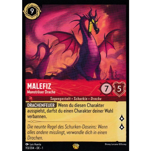 Malefiz - Monstr&ouml;ser Drache Holo 113/204