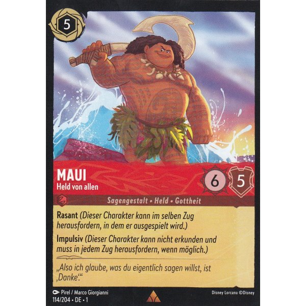Maui - Held von allen (V.1) Holo 114/204