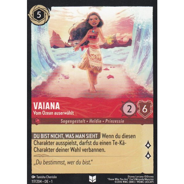 Vaiana - Vom Ozean auserw&auml;hlt Holo 117/204