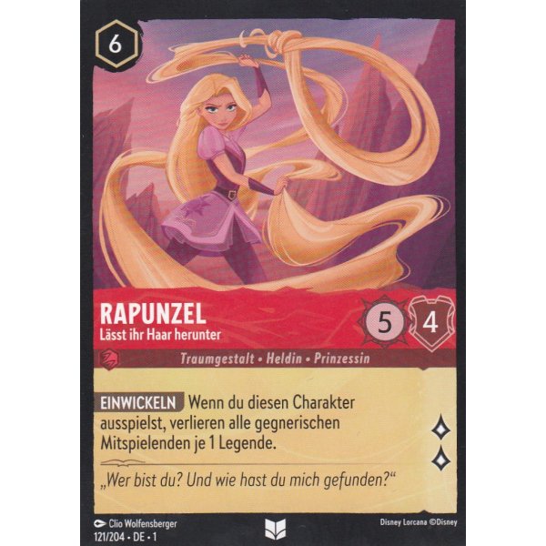 Rapunzel - L&auml;sst ihr Haar herunter Holo 121/204