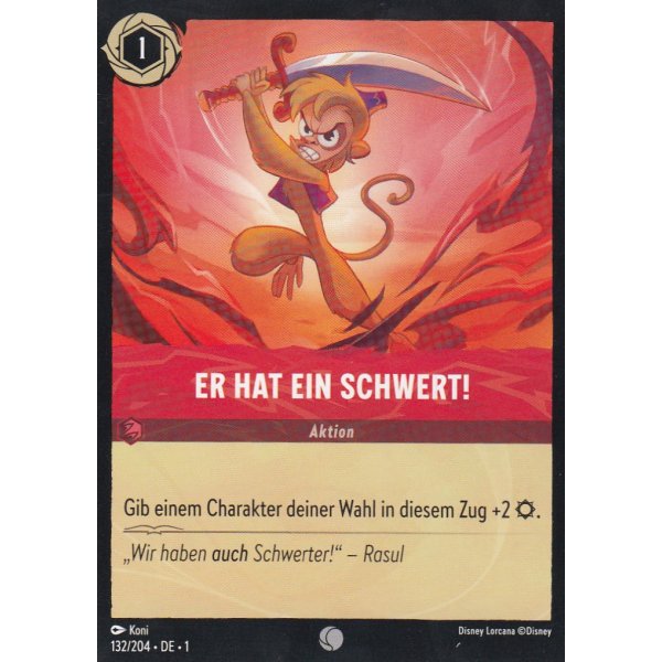 Er Hat Ein Schwert! Holo 132/204