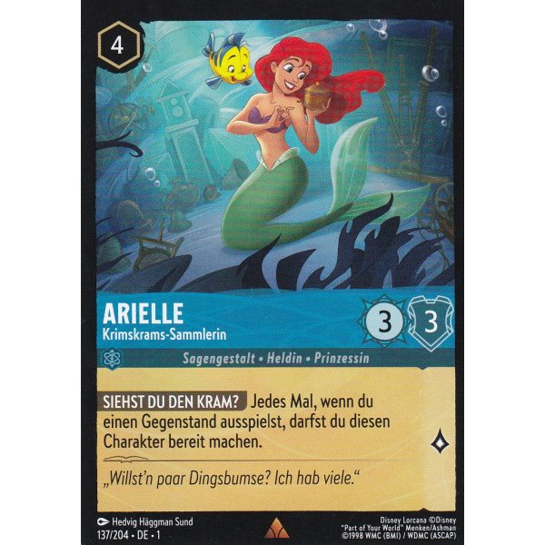 Arielle - Krimskrams-Sammlerin Holo 137/204
