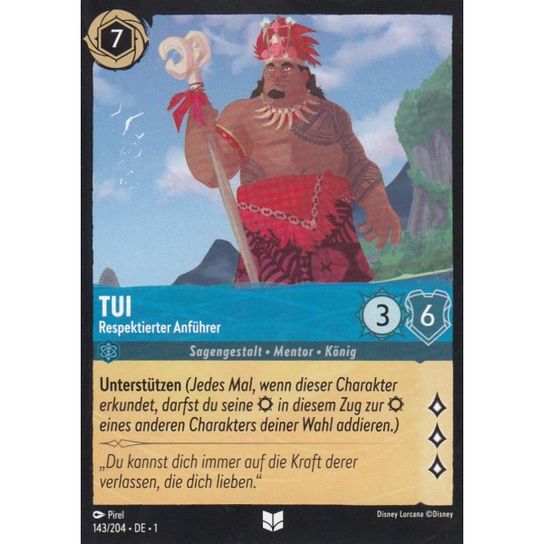 Tui - Respektierter Anf&uuml;hrer Holo 143/204