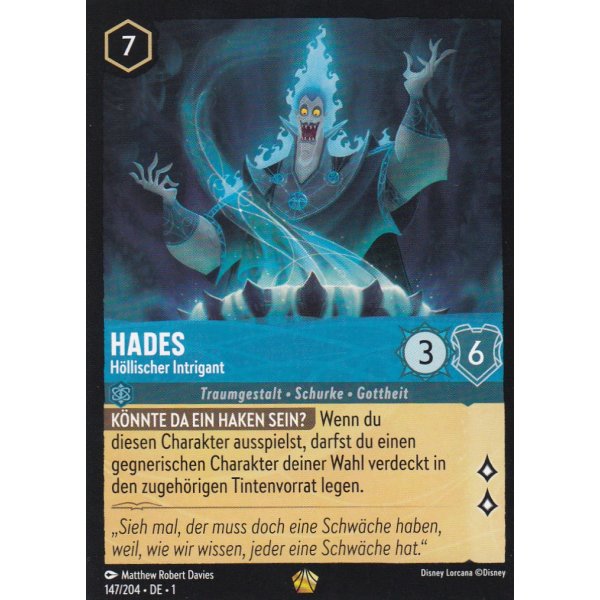 Hades - H&ouml;llischer Intrigant 147/204