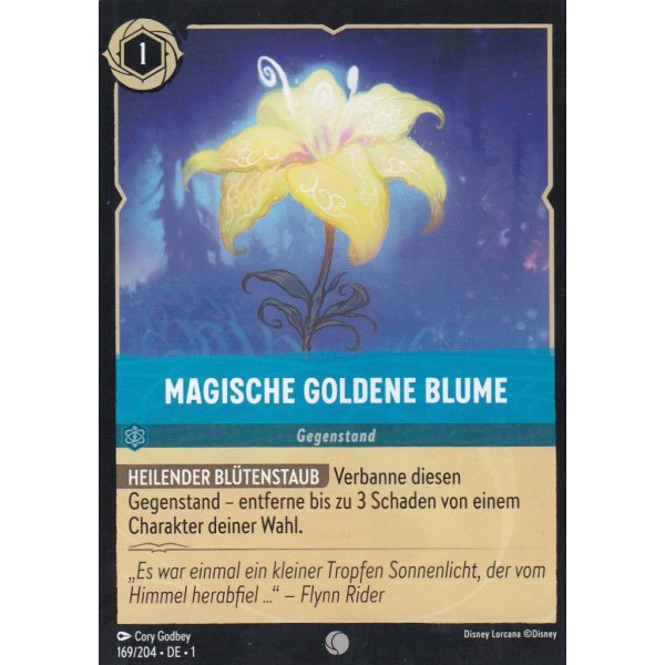 Magische Goldene Blume Holo 169/204