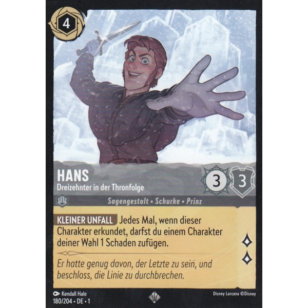 Hans - Dreizehnter in der Thronfolge 180/204