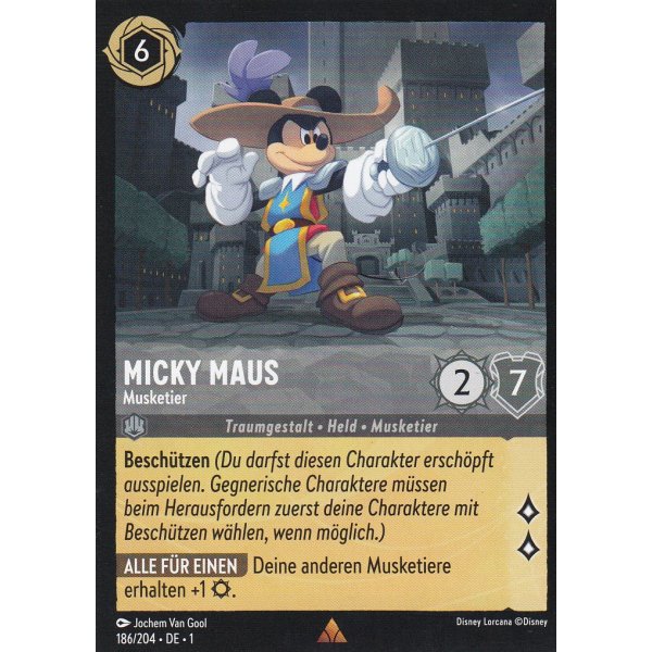 Mickey Maus - Musketier 186/204