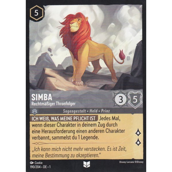 Simba - Rechtm&auml;&szlig;iger Thronfolger 190/204