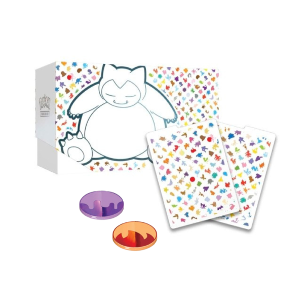 Pokemon Karmesin &amp; Purpur 151 Relaxo Trainer Box + Schadensmarken + Kartentrenner