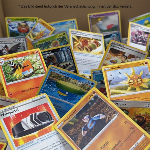 Pokemon Common + Uncommon DEUTSCHE Karten boosterfrisch in Storage Box (ca. 4000 Karten)