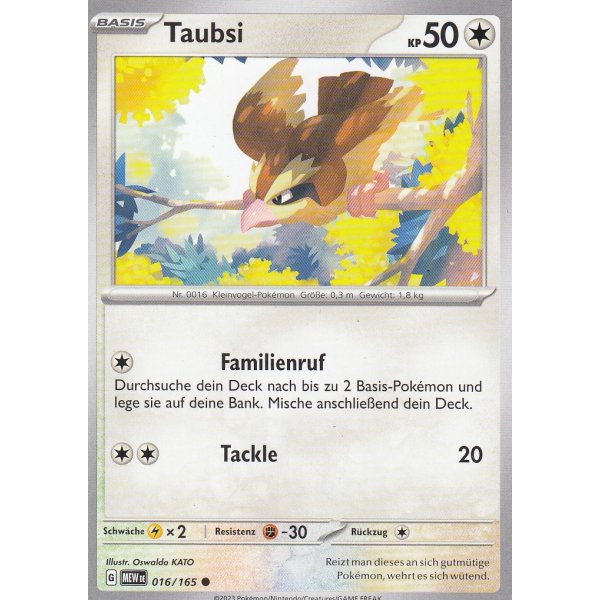 Taubsi 016/165