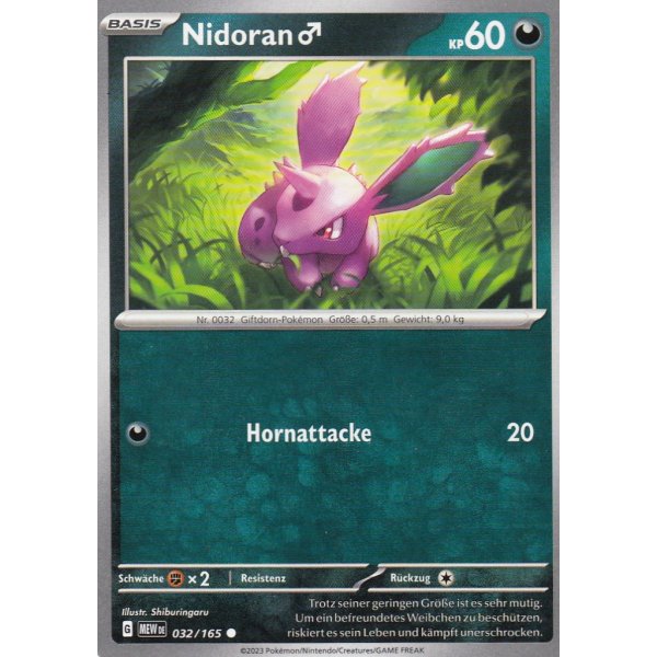 Nidoran M 032/165