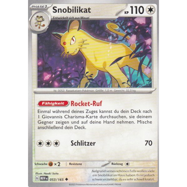 Snobilikat 053/165