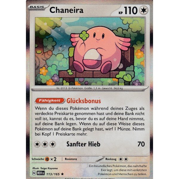 Chaneira 113/165 Holo