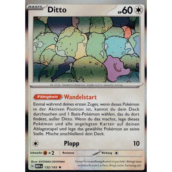 Ditto 132/165 Holo