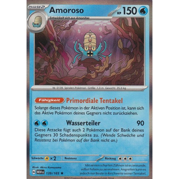 Amoroso 139/165 Holo