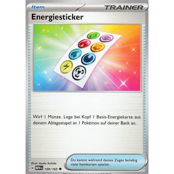 Energiesticker 159/165