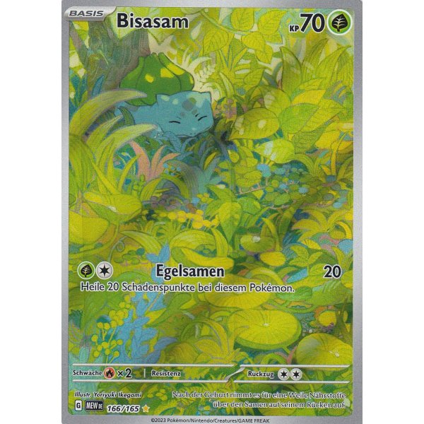 Bisasam 166/165 Illustration Rare