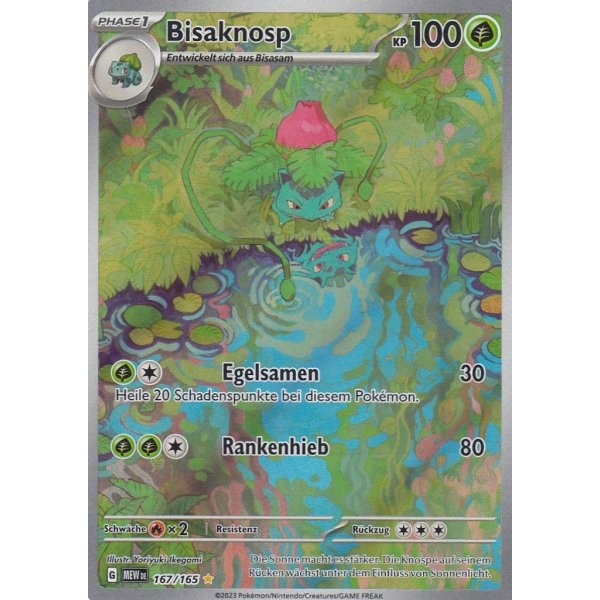 Bisaknosp 167/165 Illustration Rare