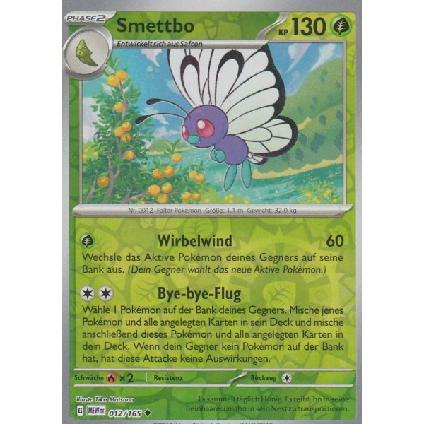 Smettbo 012/165 REVERSE HOLO