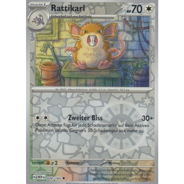 Rattikarl 020/165 REVERSE HOLO