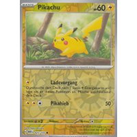 Pikachu 025/165 REVERSE HOLO