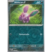 Nidoran M  032/165 REVERSE HOLO