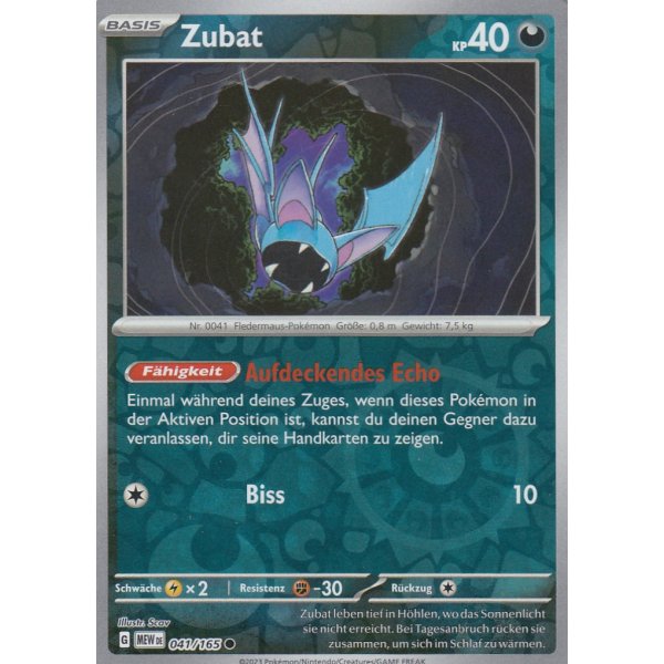 Zubat 041/165 REVERSE HOLO