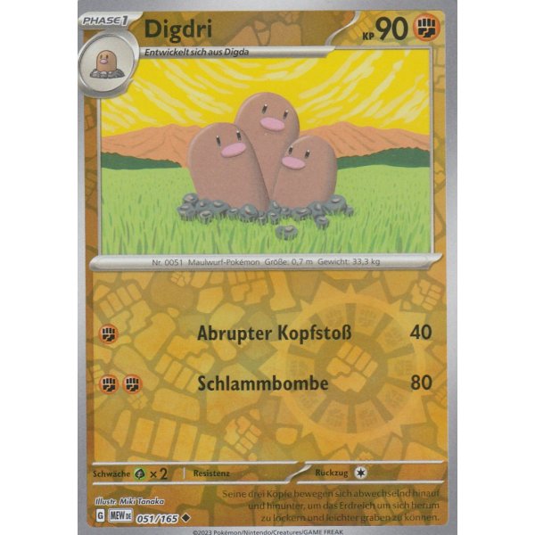 Digdri 051/165 REVERSE HOLO