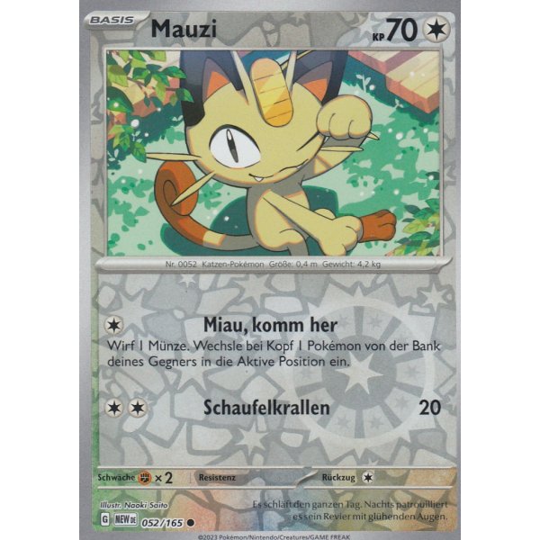 Mauzi 052/165 REVERSE HOLO