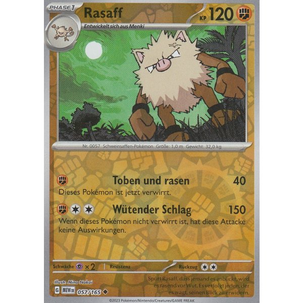 Rasaff 057/165 REVERSE HOLO