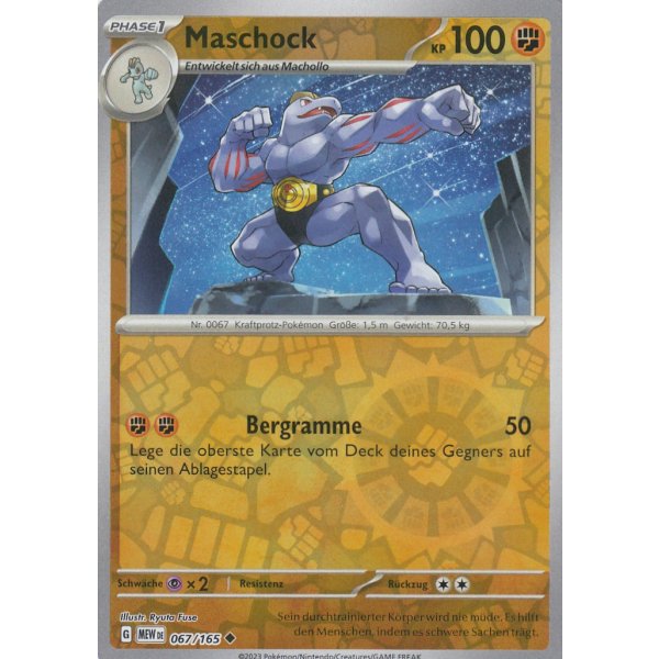 Maschock 067/165 REVERSE HOLO