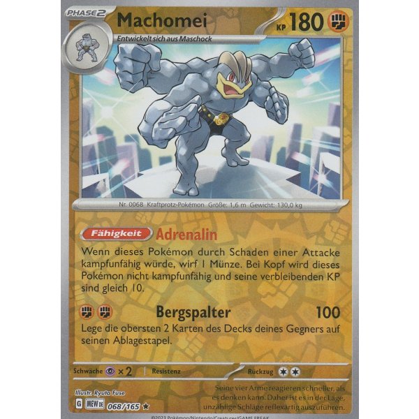 Machomei 068/165 Holo REVERSE HOLO