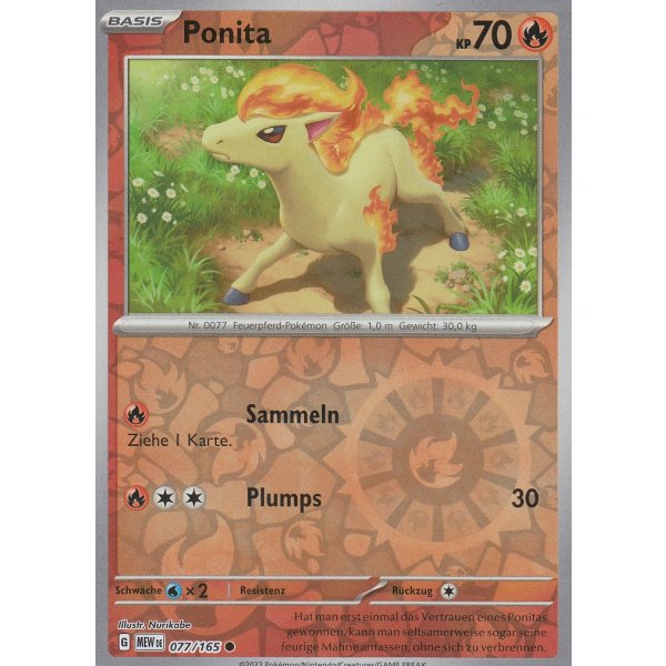 Ponita 077/165 REVERSE HOLO
