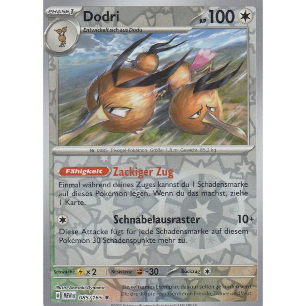 Dodri 085/165 Holo REVERSE HOLO