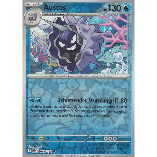 Austos 091/165 REVERSE HOLO