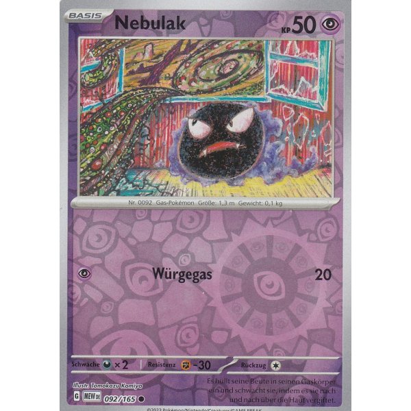 Nebulak 092/165 REVERSE HOLO