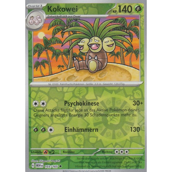 Kokowei 103/165 REVERSE HOLO
