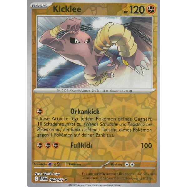 Kicklee 106/165 REVERSE HOLO