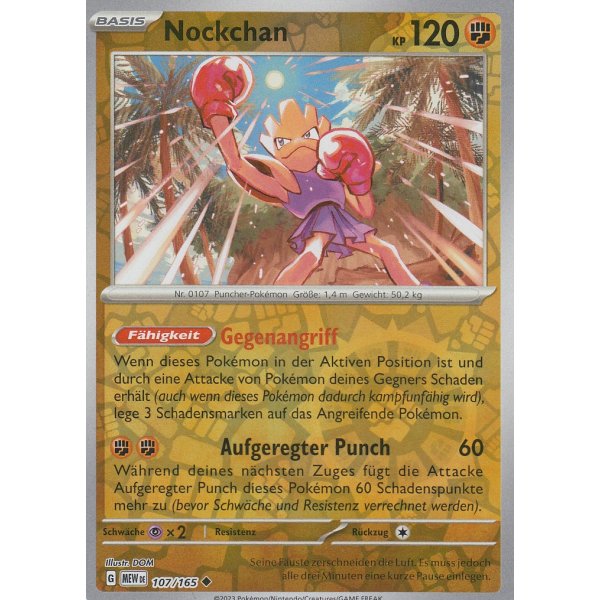 Nockchan 107/165 REVERSE HOLO