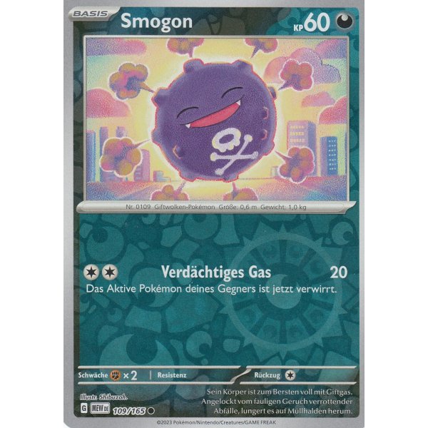 Smogon 109/165 REVERSE HOLO
