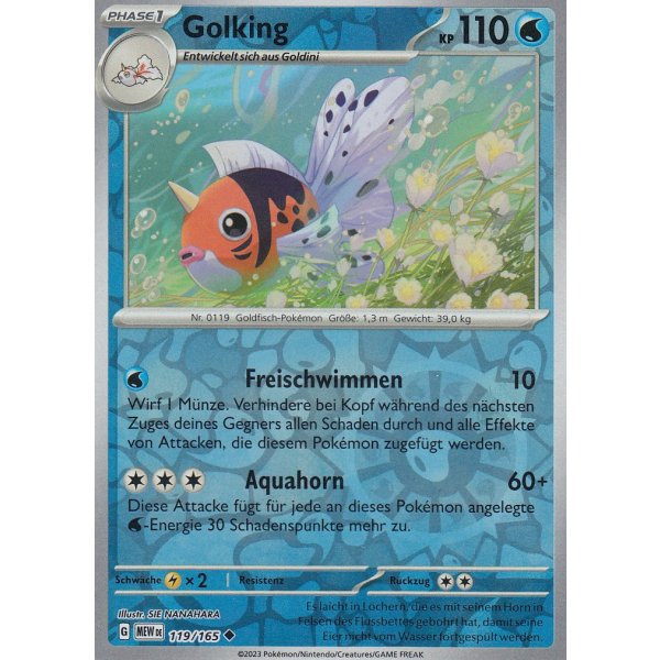 Golking 119/165 REVERSE HOLO