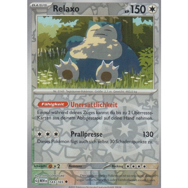 Relaxo 143/165 REVERSE HOLO